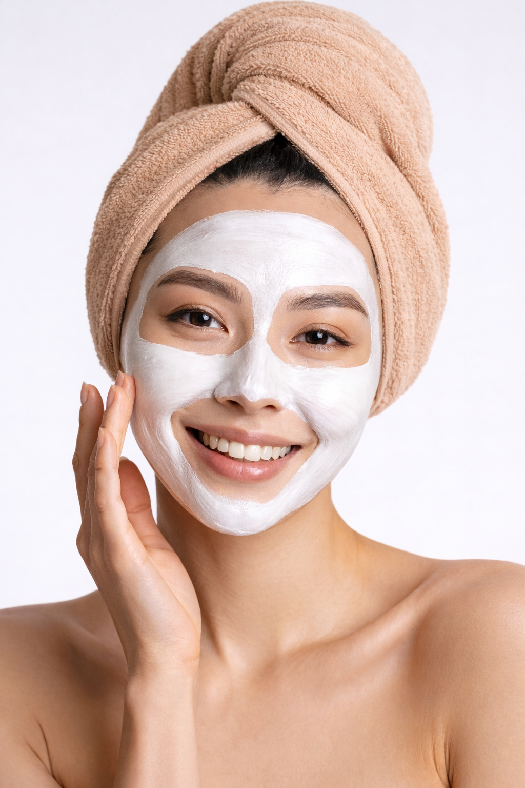 Serviette cheveux enveloppante