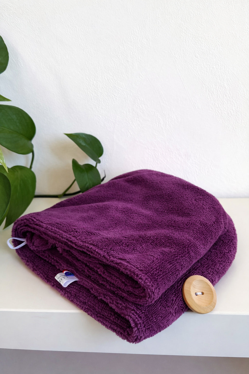 Serviette cheveux enveloppante